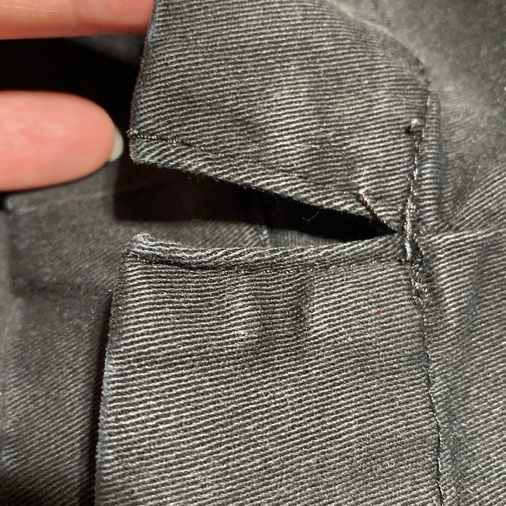 LEE KHAKIS Women’s High-Rise Dressy Black Cotton/Spandex Blend Capris 12M - Picture 12 of 16